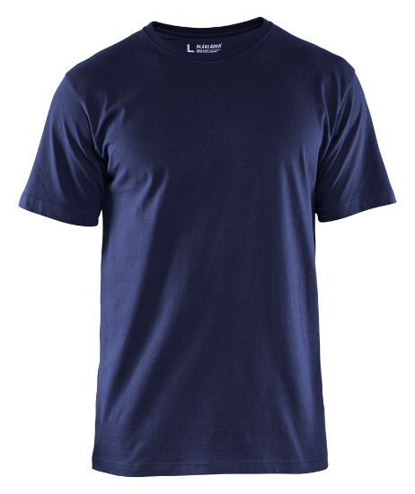 Afbeeldingen van BLÅKLÄDER T-shirt 3525 marineblauw L