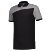 Afbeeldingen van TRICORP Poloshirt bi-colour Naden 202006 zwart/grijs 4XL