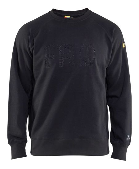 Afbeeldingen van BLÅKLÄDER Sweatshirt vlamvertragend 3477 zwart 2XL