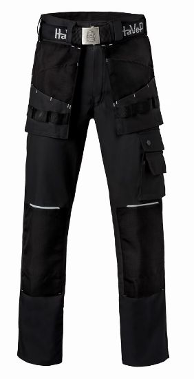 Afbeeldingen van HAVEP Werkbroek Basic 8730 zwart/zilvergrijs 42