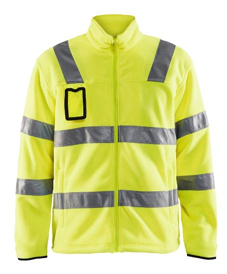 Afbeeldingen van BLÅKLÄDER Fleecejas 4833 High Vis geel S