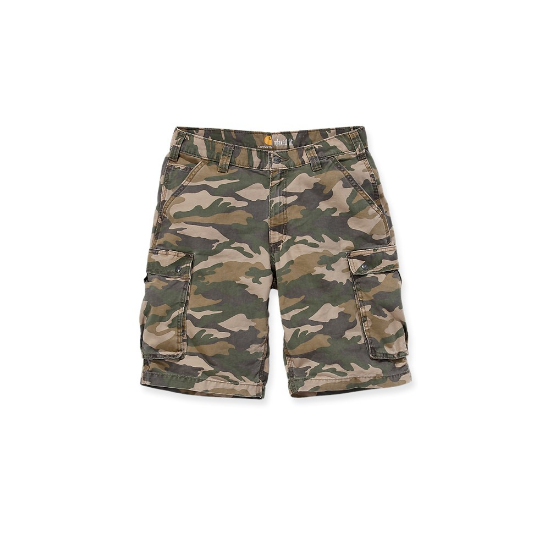 Afbeeldingen van CARHARTT Short rugged cargo camo 100279 khaki camo W32