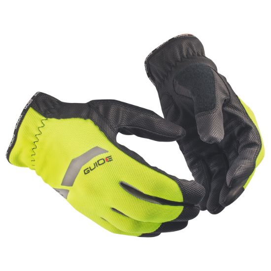 Afbeeldingen van GUIDE Werkhandschoen GTX synthetisch leer gevormd Hi-Vis geel 5121
