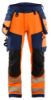 Afbeeldingen van BLÅKLÄDER Werkbroek met 4-weg stretch 1122 High Vis oranje/marineblauw D96