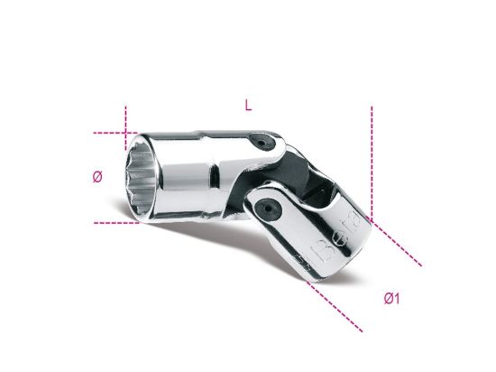 Afbeeldingen van BETA Dopsleutel ⅜" cardangewricht 11MM 910B/SN 11