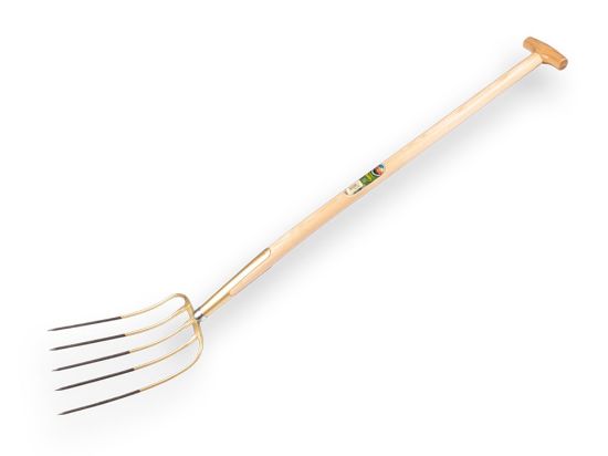 Afbeeldingen van OFFNER Mestvork 5-tands brons met T-steel 100CM