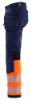 Afbeeldingen van BLÅKLÄDER Werkbroek met 4-weg stretch dames 7193 marineblauw/High Vis oranje C36