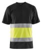 Afbeeldingen van BLÅKLÄDER T-shirt 3387 zwart/High Vis geel 2XL