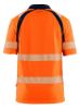 Afbeeldingen van BLÅKLÄDER Poloshirt UV 3595 High Vis oranje/marineblauw S