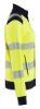 Afbeeldingen van BLÅKLÄDER Sweater Multinorm dames met rits 3471 High Vis geel/marineblauw L