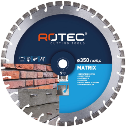 Afbeeldingen van ROTEC Diamantzaagblad MATRIX 300X2,6X20,0MM