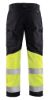 Afbeeldingen van BLÅKLÄDER Werkbroek met stretch 1551 zwart/High Vis geel D96