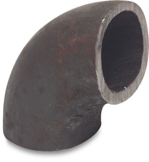 Afbeeldingen van Lasbocht 90° staal 76,1X76,1X2,9MM stomplas