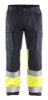 Afbeeldingen van BLÅKLÄDER Werkbroek met stretch 1551 medium grijs/High Vis geel C64