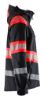 Afbeeldingen van BLÅKLÄDER Softshell jack 4494 zwart/High Vis rood S