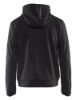 Afbeeldingen van BLÅKLÄDER Hoodie met rits 3363 zwart/donkergrijs XS