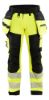 Afbeeldingen van BLÅKLÄDER Softshell werkbroek 1820 High Vis geel/zwart D100