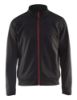 Afbeeldingen van BLÅKLÄDER Sweatshirt service met rits 3362 zwart/rood L