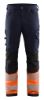 Afbeeldingen van BLÅKLÄDER Werkbroek met 4-weg stretch zonder spijkerzakken 1193 marineblauw/High Vis oranje C146