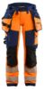 Afbeeldingen van BLÅKLÄDER Werkbroek met 4-weg stretch dames 7022 High Vis oranje/marineblauw D24