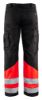 Afbeeldingen van BLÅKLÄDER Werkbroek 1564 zwart/High Vis rood D96