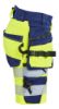 Afbeeldingen van BLÅKLÄDER Short met 4-weg stretch dames 7020 High Vis geel/marineblauw C48