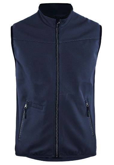 Afbeeldingen van BLÅKLÄDER Softshell bodywarmer 3850 donker marineblauw/zwart L