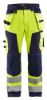 Afbeeldingen van BLÅKLÄDER Softshell werkbroek 1567 High Vis geel/marineblauw D96