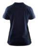 Afbeeldingen van BLÅKLÄDER Poloshirt piqué dames 3390 donker marineblauw/zwart XL