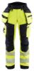 Afbeeldingen van BLÅKLÄDER Softshell werkbroek dames 7118 High Vis geel/zwart C48