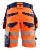 Afbeeldingen van BLÅKLÄDER Short met 4-weg stretch 1120 High Vis oranje/marineblauw C62