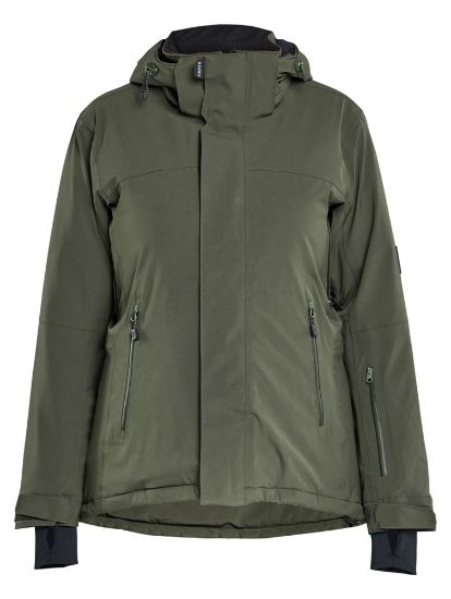 Afbeeldingen van BLÅKLÄDER Winterjas dames met stretch 4707 donker herfstgroen M