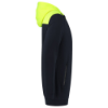 Afbeeldingen van TRICORP Sweater High Vis met capuchon 303005 inkt/fluor geel L
