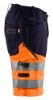 Afbeeldingen van BLÅKLÄDER Short met stretch 1541 marineblauw/High Vis oranje C48