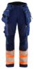 Afbeeldingen van BLÅKLÄDER Softshell werkbroek dames 7114 marineblauw/High Vis oranje C36