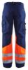 Afbeeldingen van BLÅKLÄDER Werkbroek 1564 marineblauw/High Vis oranje D100