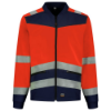 Afbeeldingen van TRICORP Softshell High Vis bi-colour 403021 fluor rood/inkt M