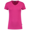 Afbeeldingen van TRICORP T-shirt V-hals Slim-Fit dames 101008 magenta L