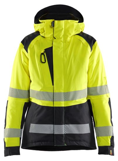 Afbeeldingen van BLÅKLÄDER Winterjas dames 4456 High Vis geel/zwart 3XL