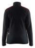 Afbeeldingen van BLÅKLÄDER Microfleecevest dames 4766 zwart/rood 3XL