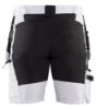 Afbeeldingen van BLÅKLÄDER Schildersshort met stretch X1900 1911 wit/zwart D84