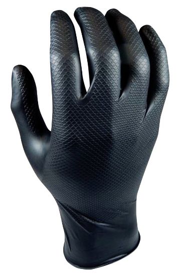 Afbeeldingen van OXXA Handschoen nitril X-Grippaz-Pro 44-550 zwart 10 50x