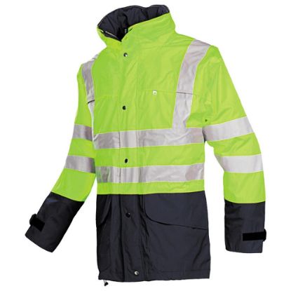 Afbeeldingen van SIOEN Jas Siopor 132Z geel/blauw 2XL