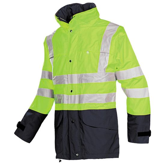 Afbeeldingen van SIOEN Jas Siopor 132Z geel/blauw 2XL