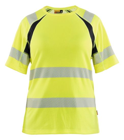 Afbeeldingen van BLÅKLÄDER T-shirt dames 3503 High Vis geel/zwart S