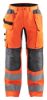 Afbeeldingen van BLÅKLÄDER Werkbroek met stretch 1552 High Vis oranje/medium grijs D96