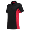 Afbeeldingen van TRICORP Poloshirt bi-colour dames 202003 zwart/rood L