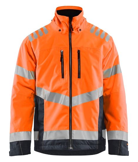 Afbeeldingen van BLÅKLÄDER Winterjas 4780 High Vis oranje/medium grijs L