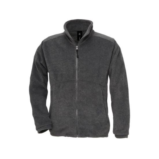 Afbeeldingen van B&C Fleece jas Icewalker+ 5FU703 charcoal S