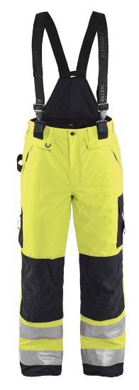 Afbeeldingen van BLÅKLÄDER Winterwerkbroek 1885 High Vis geel/zwart D100